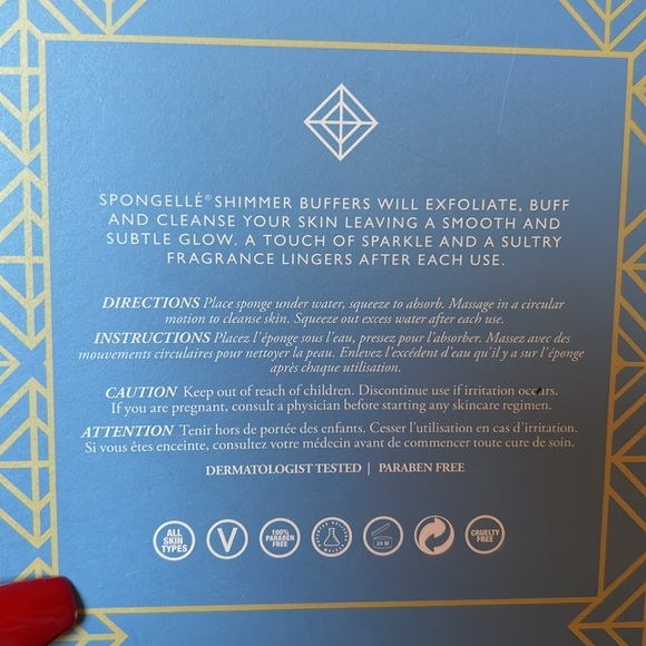 Shimmer, buffer, exfoliating sponge - Picture 2 of 2